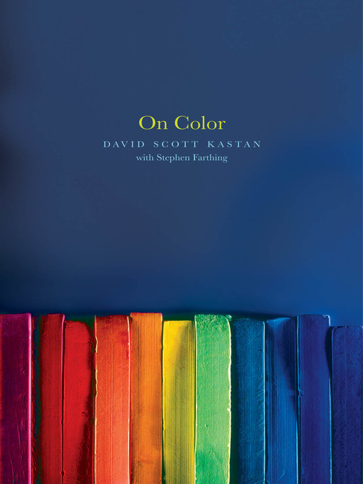 Title details for On Color by David Kastan - Available